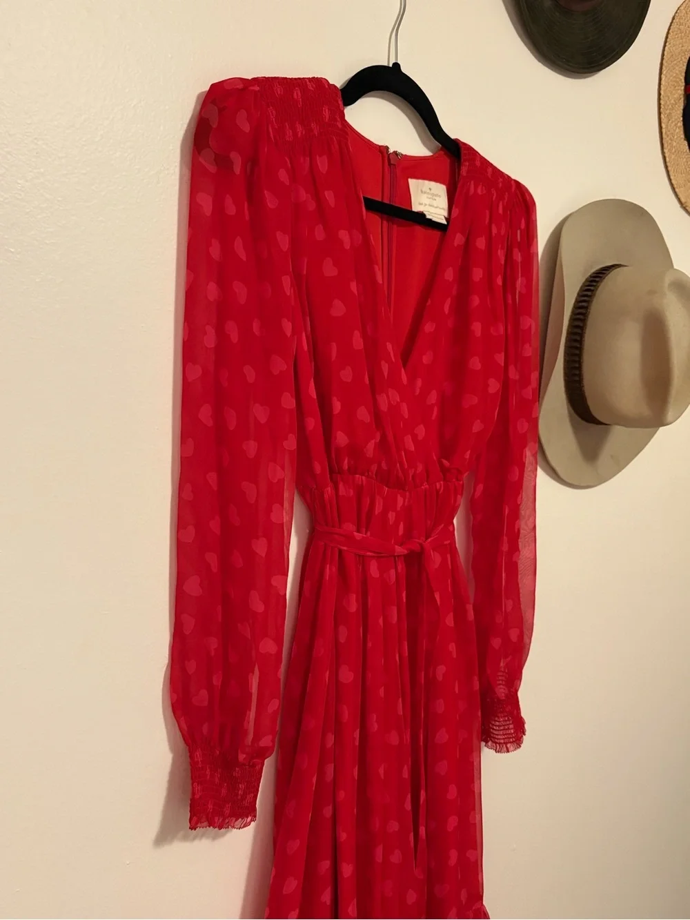 Heartbeat Silk Midi Dress by Kate Spade New York - Picture 4 of 6